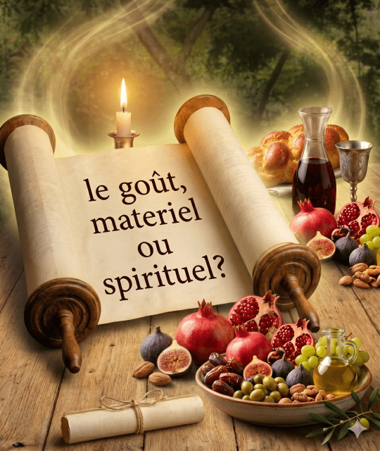 Le goût, matériel ou spirituel?